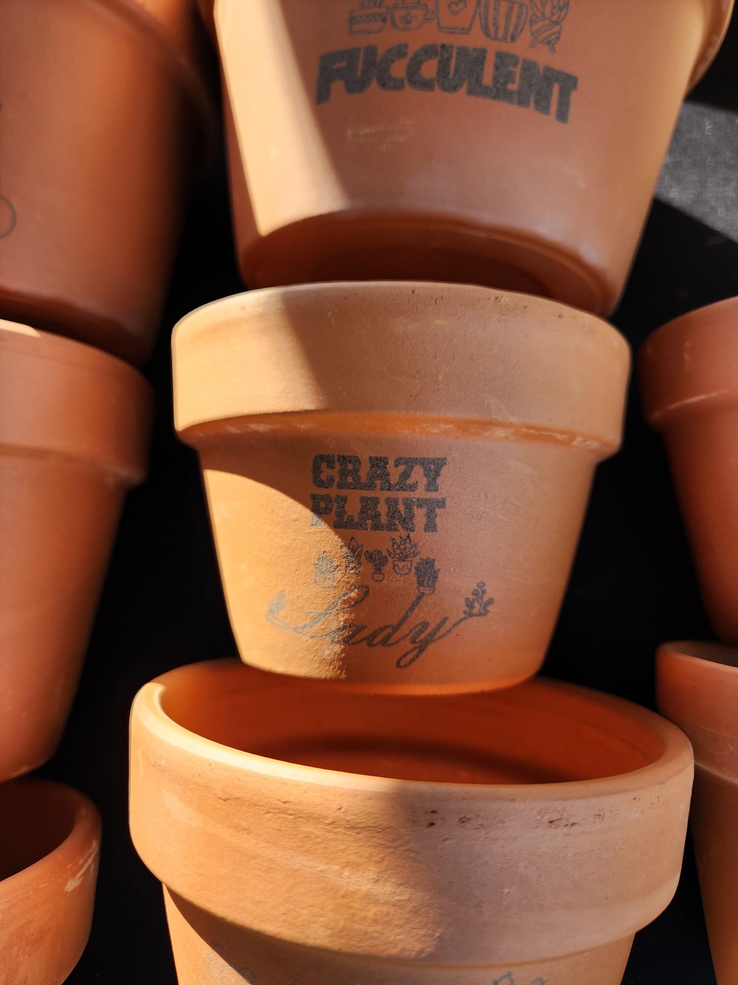 Personalised Terracotta Pots