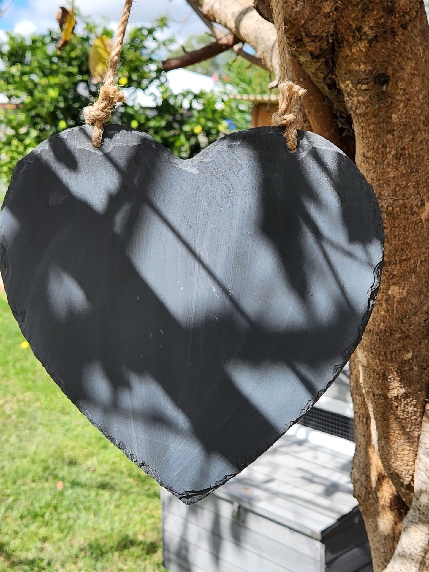 Slate Hanging Sign - Heart
