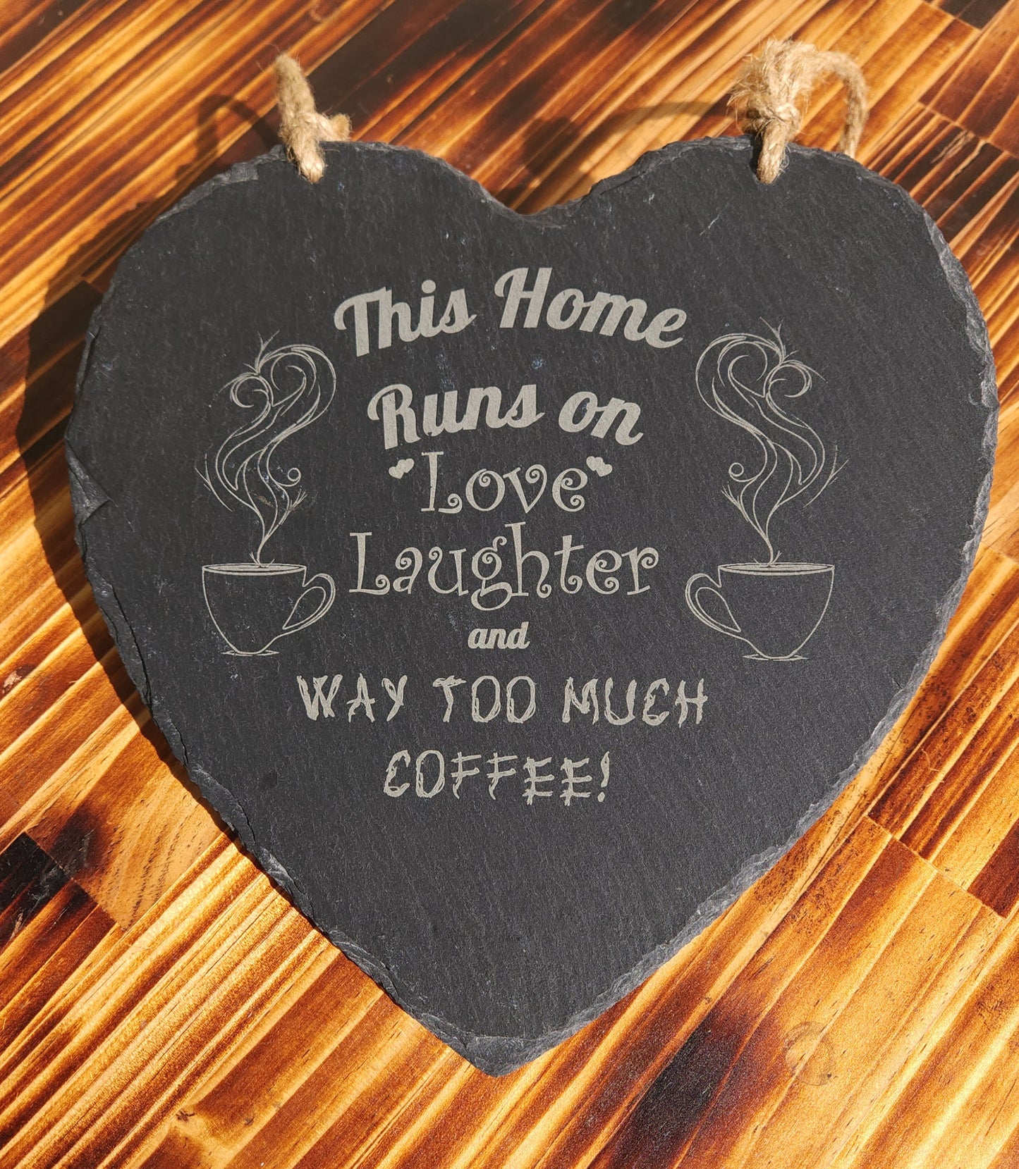 Slate Hanging Sign - Heart