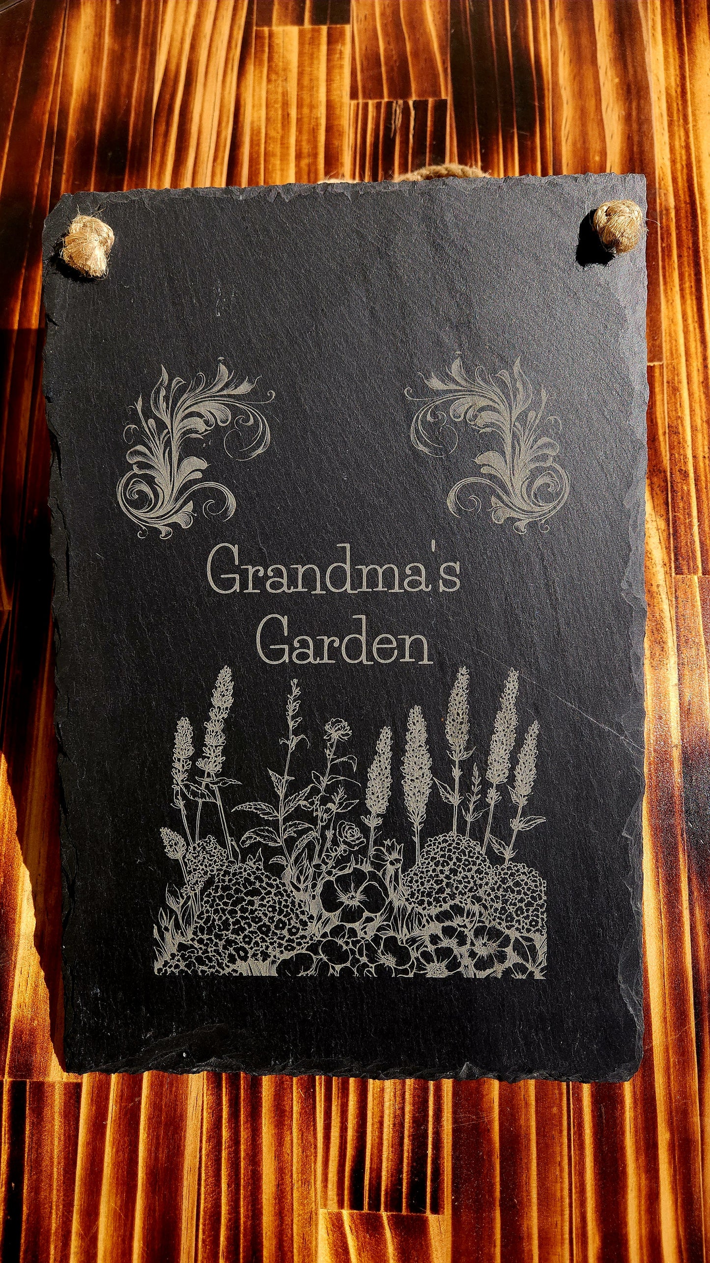 Slate Hanging Sign - Rectangular 300mm x 200mm