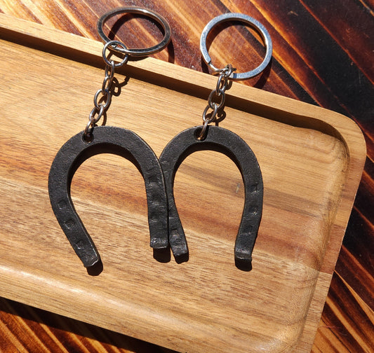 Hand Forged Horse Shoe Keyring