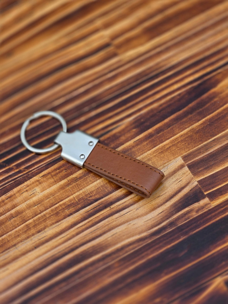 Leatherette Key Tag