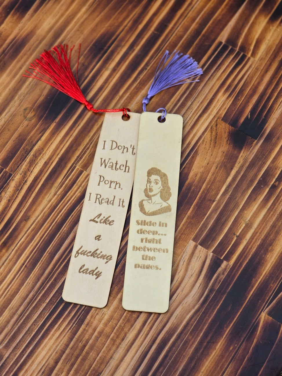 Basswood Bookmarks