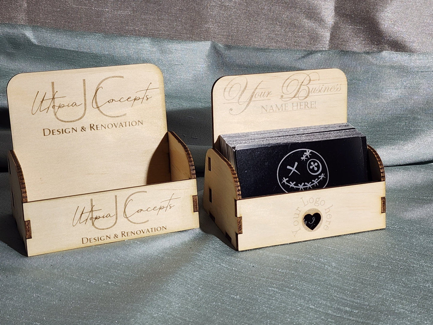 Personalised Business Card Desk Stand