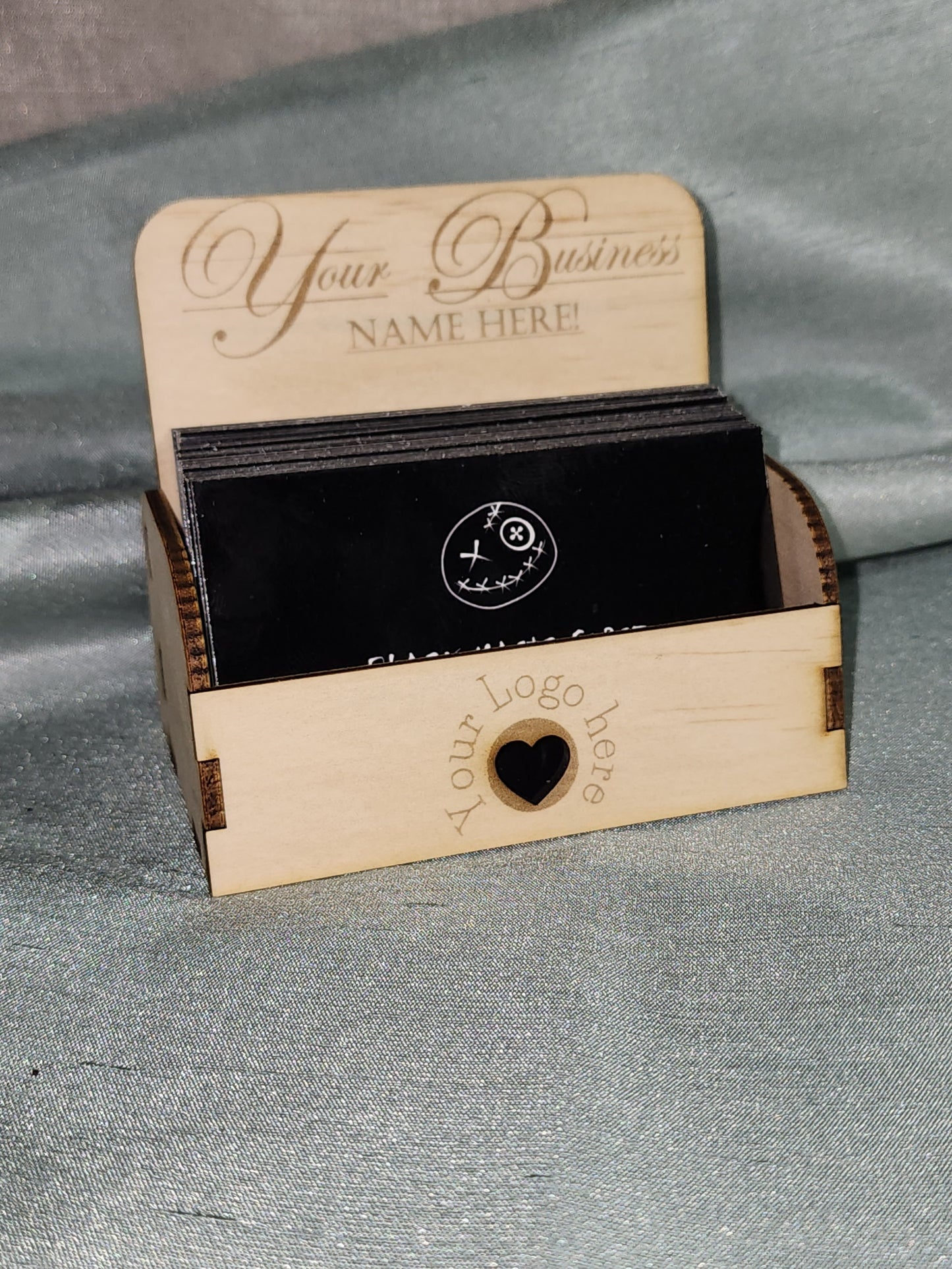 Personalised Business Card Desk Stand