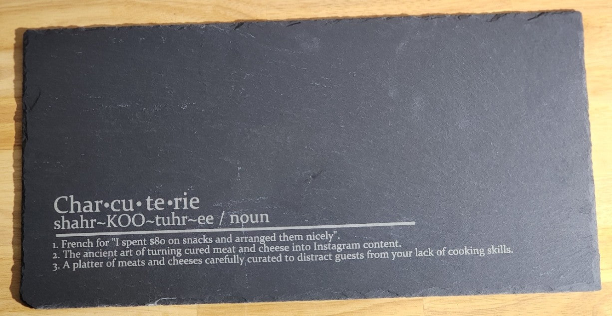 Personalised Slate Charcuterie Board