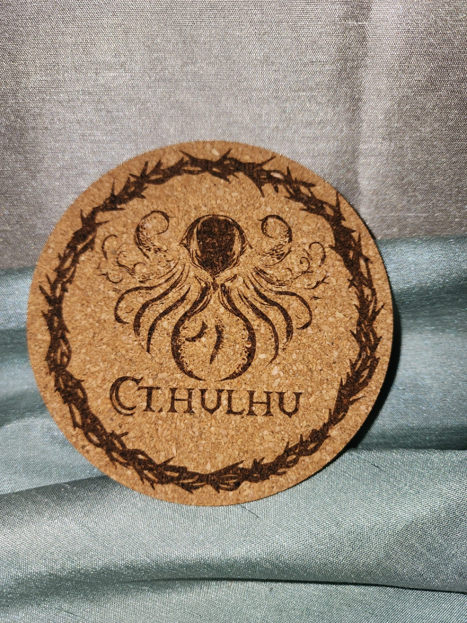 Engraved Cork Coaster