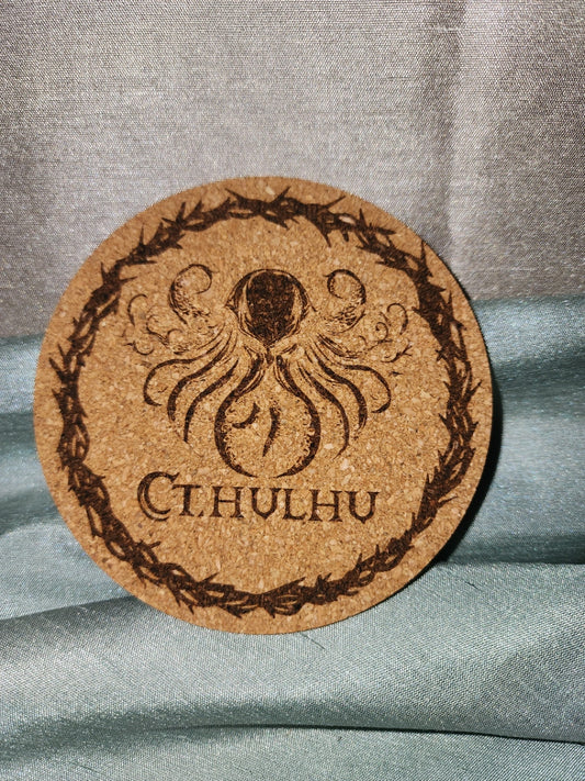 Engraved Cork Coaster