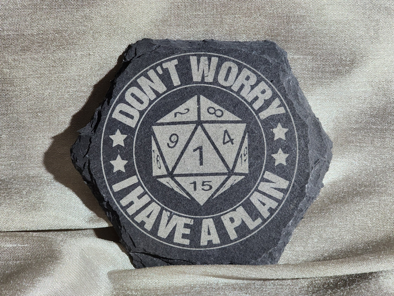 Engraved Slate Coaster