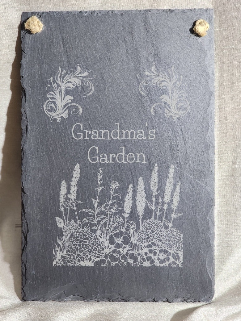 Slate Hanging Sign - Rectangular 300mm x 200mm