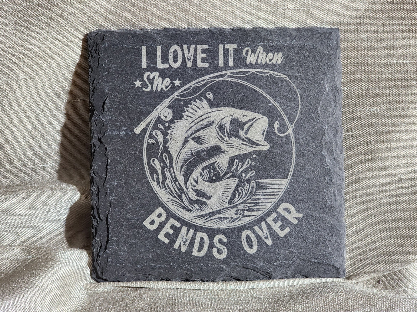 Engraved Slate Coaster