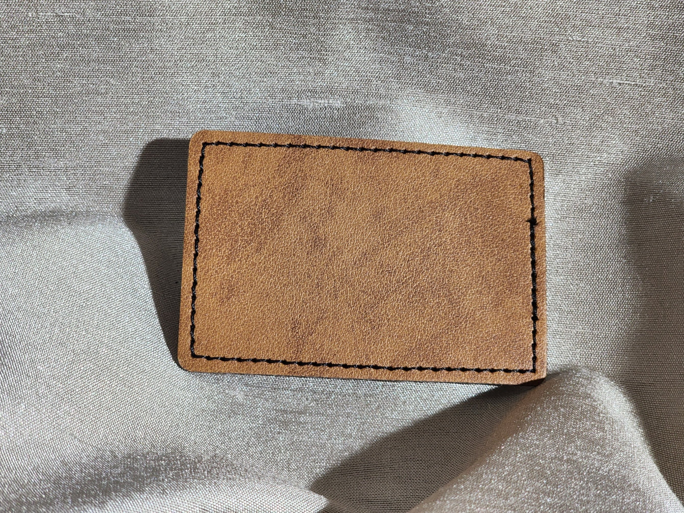 Iron on leatherette