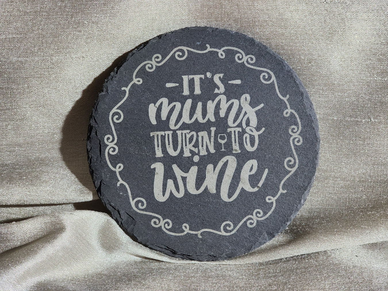 Engraved Slate Coaster