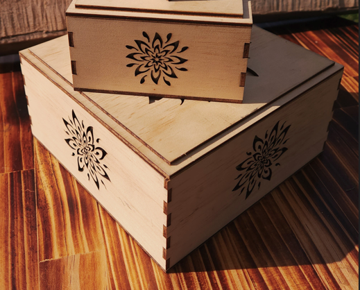 Custom Engraved Trinket or Jewellery Boxes