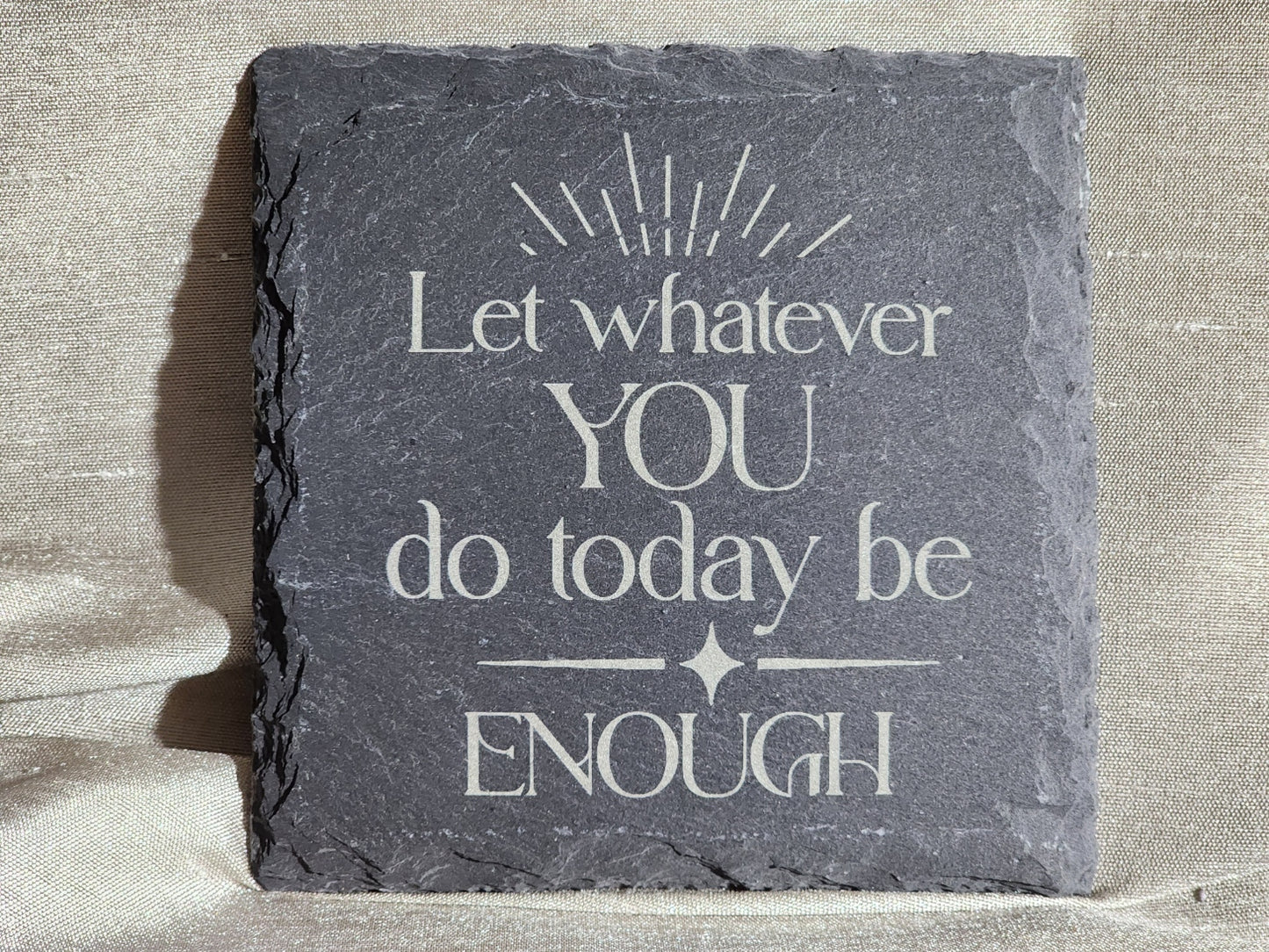 Engraved Slate Coaster