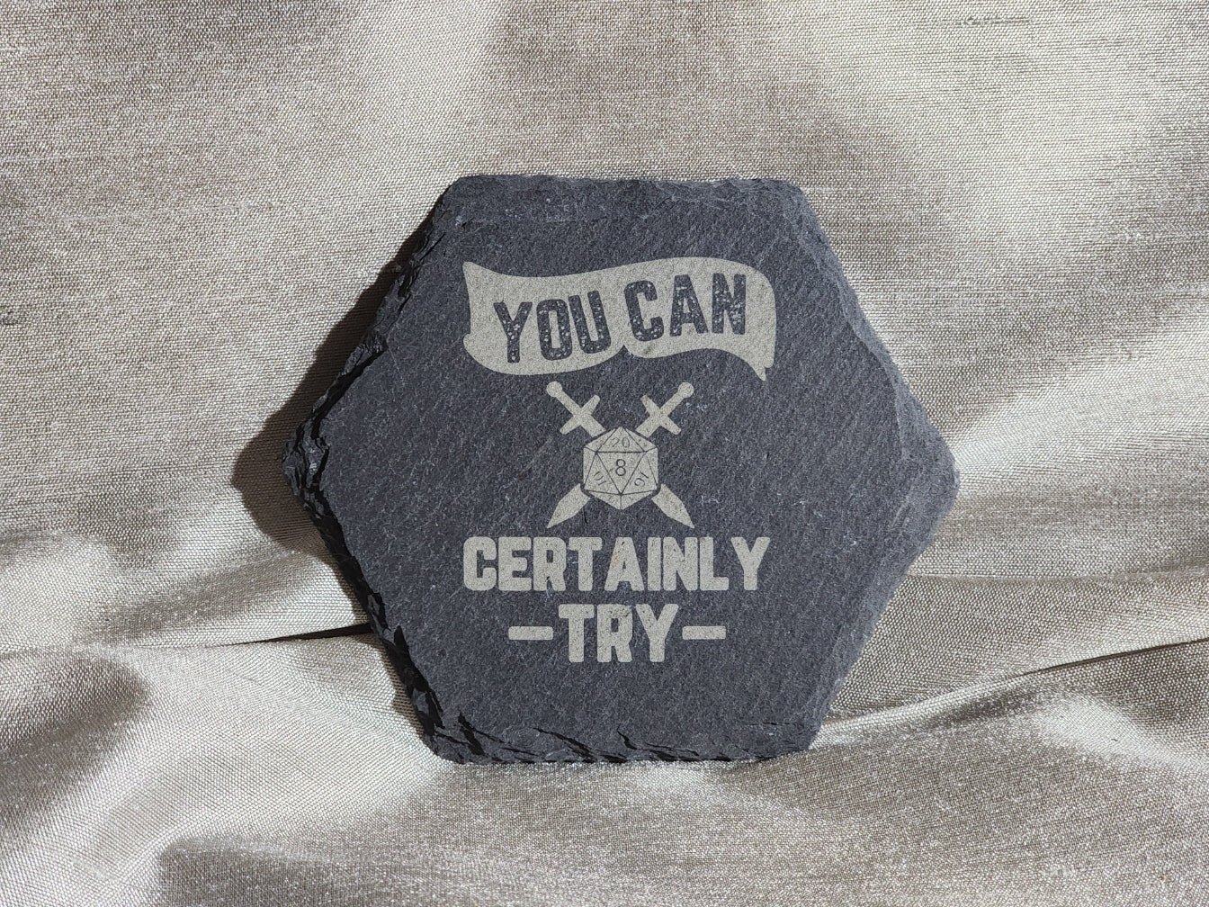 Engraved Slate Coaster