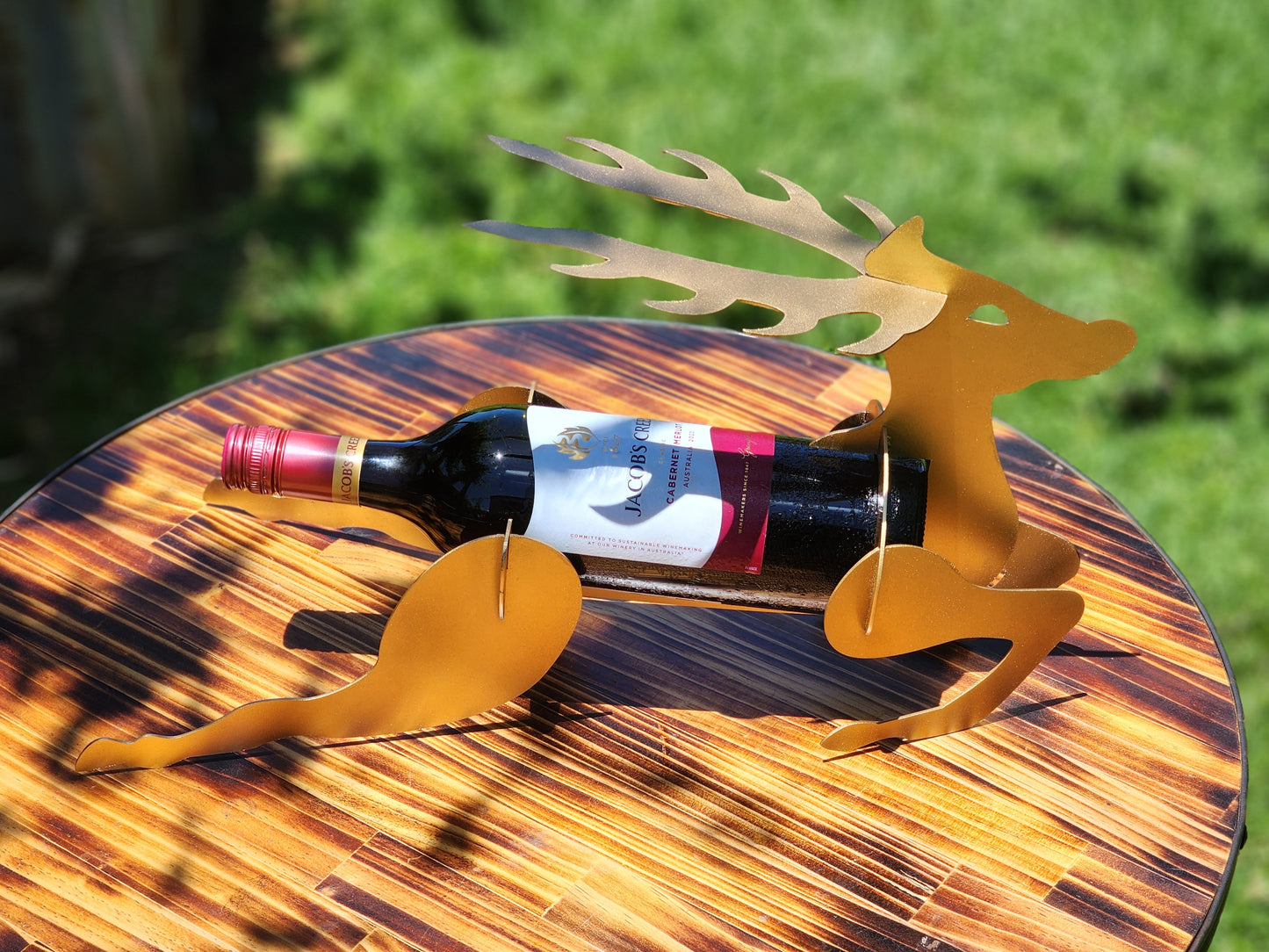 Reindeer Wine Holder