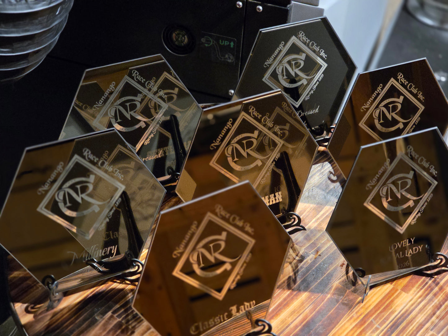 Black Steel display stands