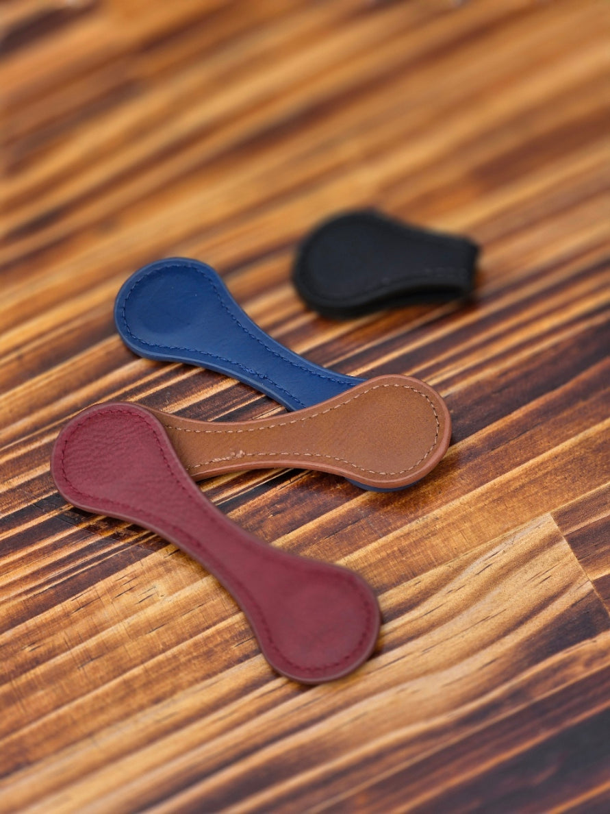 Custom Engraved Magnetic Leatherette Bookmark