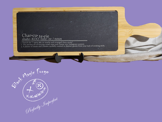 Bamboo and Slate Charcuterie