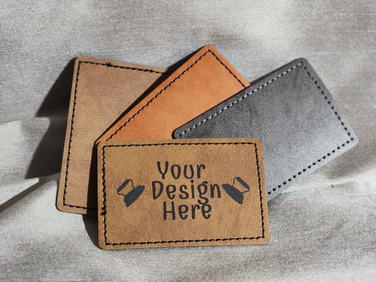 Iron on leatherette