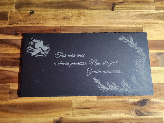 Personalised Slate Charcuterie Board