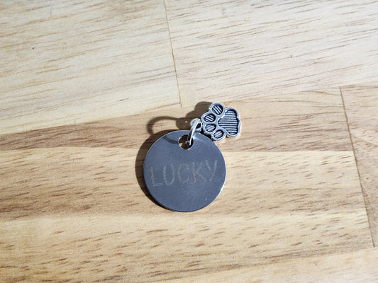 Stainless Steel Round Tag